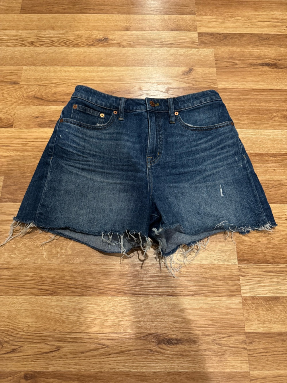 Madewell Curvy High Rise Denim Shorts